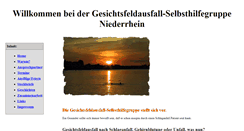 Desktop Screenshot of gesichtsfeldausfall-selbsthilfegruppe.de